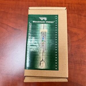 Woodstock Chimes Gem Drop‎ Prism Rainbow Crystal Wind Chime NWT